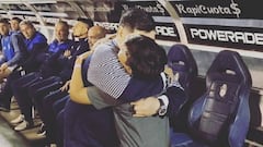 El emotivo encuentro de Diego Maradona con su nieto, Benjamín