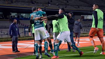 Primer empate de León en una final de ida