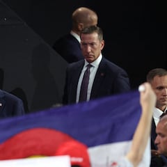 What did Trump say in his first speech after being shot?