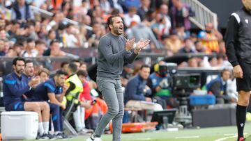 Baraja, durante un partido.