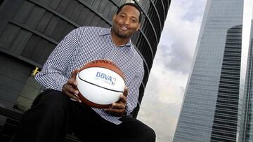 Robert Horry, en un viaje anterior a Madrid.