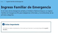 Bono ANSES IFE: qué es el bono residual que se propone para el 2021