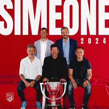 El Atlético hizo oficial el 8 de julio la renovación de Simeone hasta 2024. El técnico argentino tenía contrato hasta 2022, pero se amplió con la intención de que tuviera un ciclo ganador. El Cholo, que cumple diez años al frente del Atlético, ha sido historia de la entidad. Ha ganado ocho títulos y quiere seguir aumentando su leyenda. Posteriormente, el 18 de agosto, renovó Llorente, que tiene contrato con el Atlético hasta 2027. El club madrileño se aseguró la continuidad por muchos años de uno de los jugadores más importantes de la Liga. 