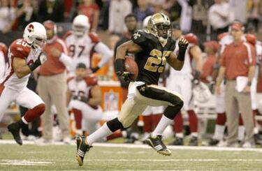 Saints, 45; Cardinals, 14.