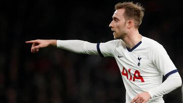 El centrocampista danés del Tottenham, Christian Eriksen, durante un partido.