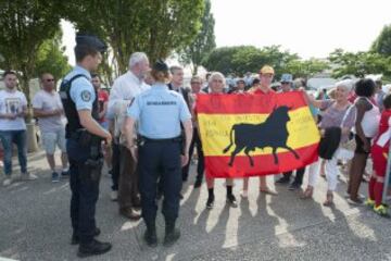 Medidas de seguridad en el hotel de la Selección. 