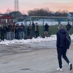 El "incidente" que sufrió Mourinho con unos niños por un bolazo de nieve