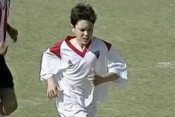 Iniesta, en el Torneo de Alevín de Brunete.