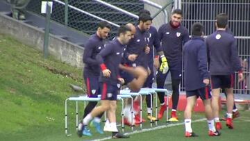 El Athletic volvió a los entrenamientos sin Kepa