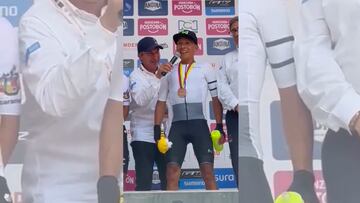 Nairo no puede contener las lágrimas ante la ovación en Bucaramanga