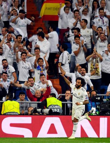 2-0. Marcelo celebró el segundo gol.