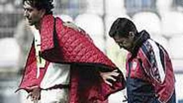 PROBLEMA MUSCULAR. Pablo Sanz no está teniendo suerte con las lesiones.