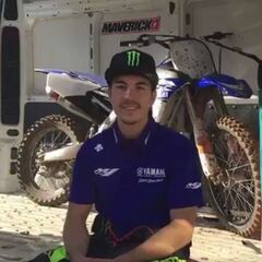 El primer mensaje de Viñales con los colores del equipo Yamaha