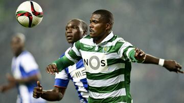 William Carvalho, con el Sporting. 