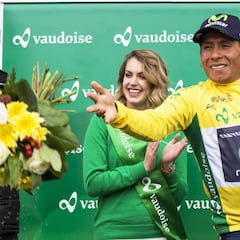 Nairo Quintana, ganador de la general del Tour de Romandía