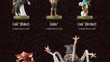 Anunciados nuevos amiibo de Zelda: Breath of the Wild
