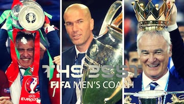 Zidane, Santos y Ranieri, nominados al premio 'The Best'