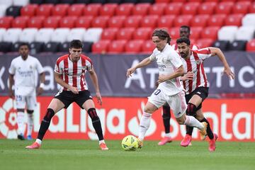 Luka Modric y Mikel Balenziaga.