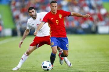 Debút de Lucas Vázquez con la selección española 