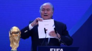 "La Copa del Mundo de 2022 tendrá lugar en Qatar"