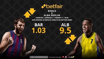 FC Barcelona vs. ALBA Berlin: horario, TV, pronósticos, estadísticas y clasificación