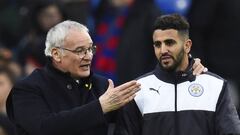 Ranieri se enfada con Mahrez: "No está en forma y no juega"