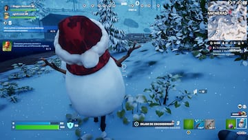 fortnite festival invierno 2023 evento navidad misiones consume pescaos nevaos o escondete en un criomando sigiloso