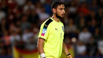 Donnarumma con Italia.