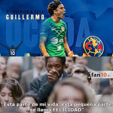 Los memes celebran el regreso de Memo Ochoa al América