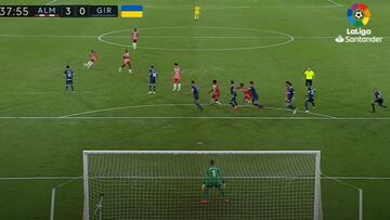 ¡¿Qué barbaridad es esta?! La ‘folha seca’ de Embarba que es ya uno de los goles de LaLiga