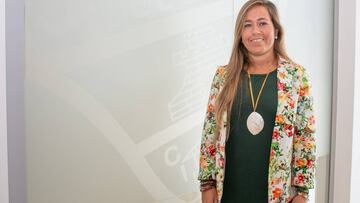 Patricia Rodr&iacute;guez, en las oficinas del Mart&iacute;nez Valero.