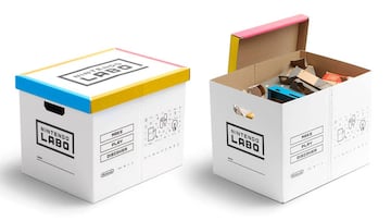 Guarda todos tus Nintendo Labo en su caja de cartón oficial