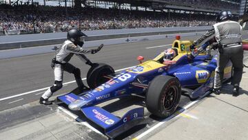 Alexander Rossi ahorró combustible y esa fue la clave de su triunfo.