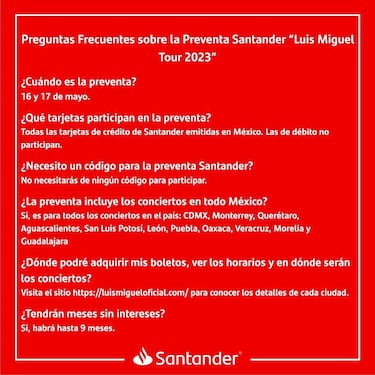 Luis Miguel en México: inicia preventa de boletos, te decimos los precios