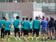 Entrenamiento del Betis.