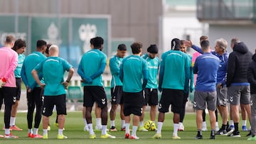 Entrenamiento del Betis.