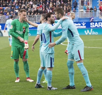 Eibar-Barcelona en imágenes