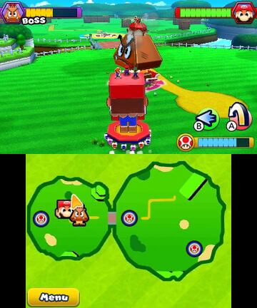 Captura de pantalla - Mario & Luigi: Paper Jam Bros. (3DS)