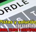 Wordle en español y tildes para el reto de hoy 7 de febrero: pistas y solución