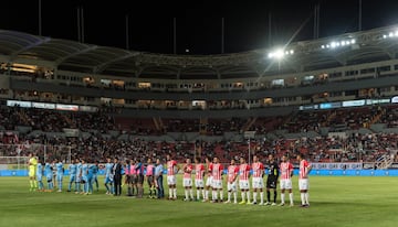 Los dos campeones mundiales disputaron un duelo amistoso, donde su equipo el NY City cayó 2-1 ante el Necaxa en el estadio Victoria de Aguascalientes.