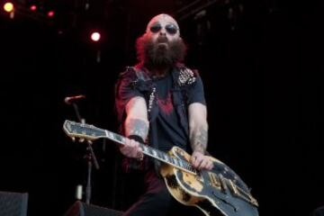 La banda Rancid durante la primera jornada del Festival Lollapalooza 2017.