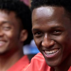 Mina: "Demostramos nuestra alegría en el terreno de juego"