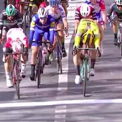 Resumen de la París-Niza: Locura de etapa con abanicos y Marc Soler pierde tiempo