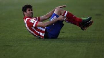 Diego Costa en La Rosaleda