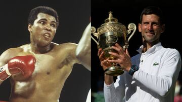 Un escritor estadounidense causó polémica en redes al comparar a Novak Djokovic por no querer vacunarse con Muhammad Ali, en contra de ir a la guerra.