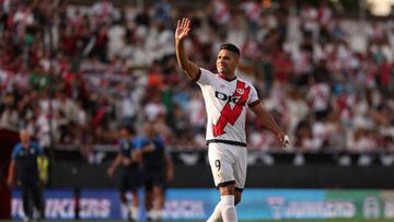 Radamel Falcao Garcia, delantero colombiano del Rayo Vallecano