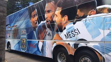La Albiceleste estrena micro con Messi como protagonista