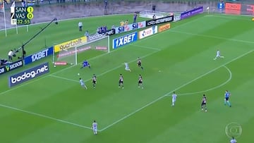 El Madrid lo espera: el golazo de Rodrygo Goes para el Santos