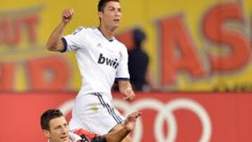 <b>INMENSO. </b>Cristiano disputó su mejor partido de la pretemporada y resultó imparable para los defensas del Milán.