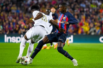 Alphonso Davies y Dembélé.